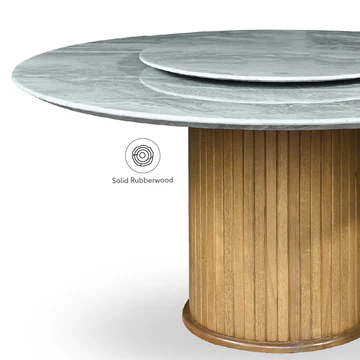 KASH Marble Dining Set Detail View